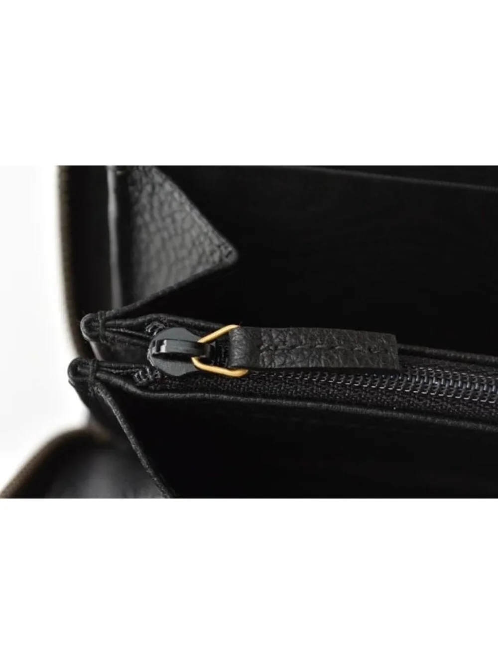 Gucci Long Wallet Vintage Logo Print Black - Picture 6 of 9